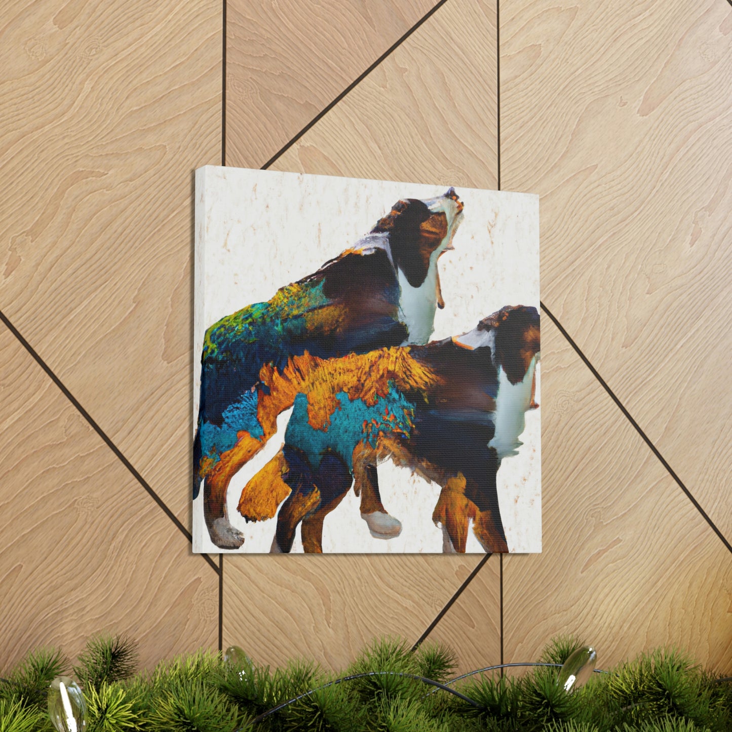 "Aussie Shepherd Minimalism" - Canvas