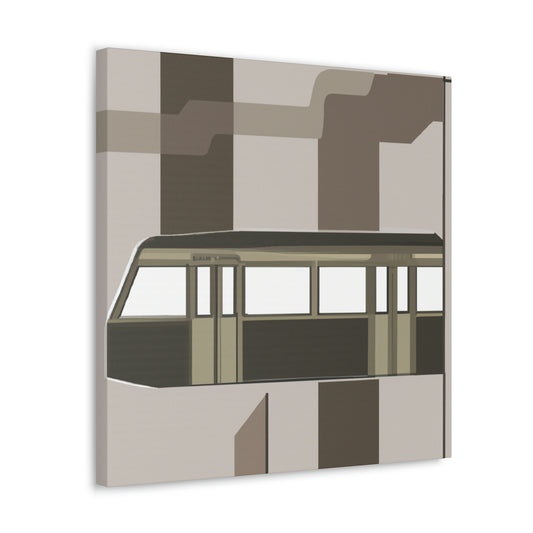 "Subway Journey in Deco" - Canvas