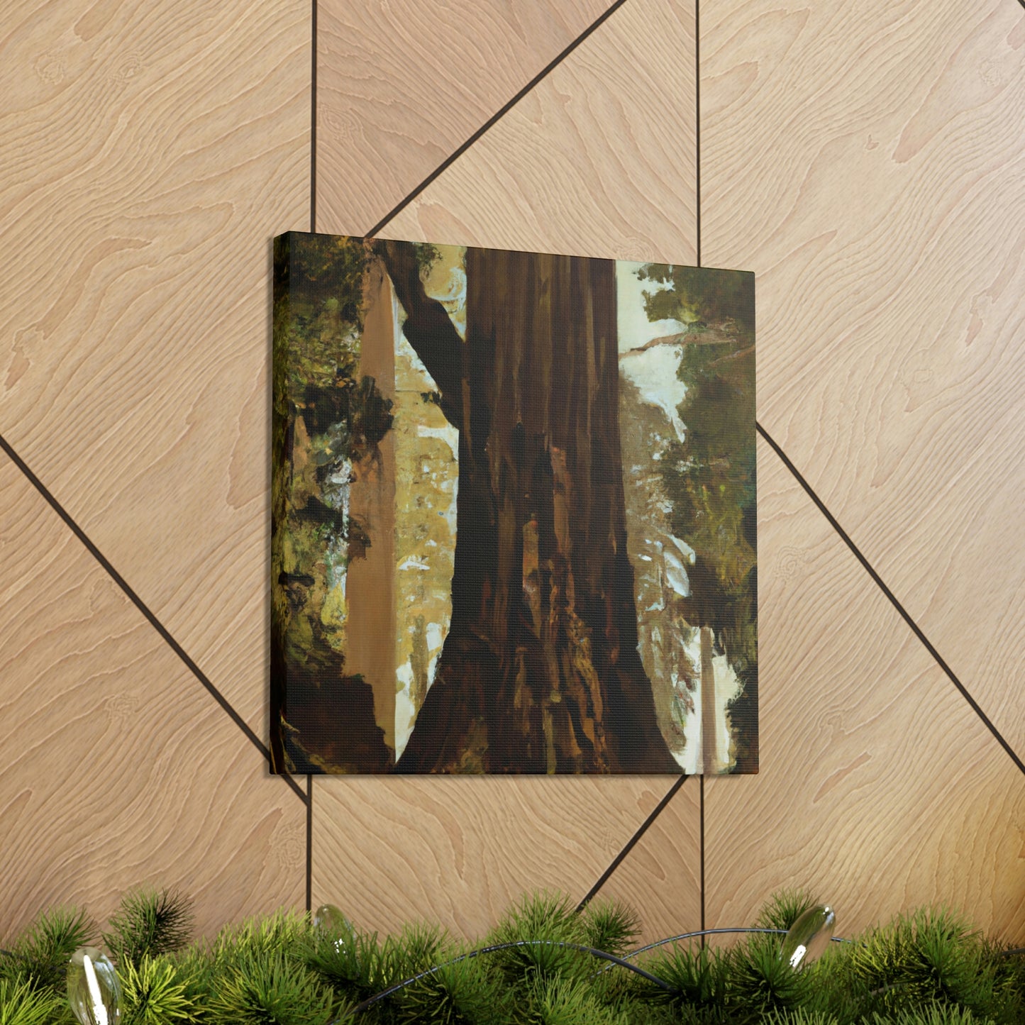 "Redwood's Eternal Splendor" - Canvas