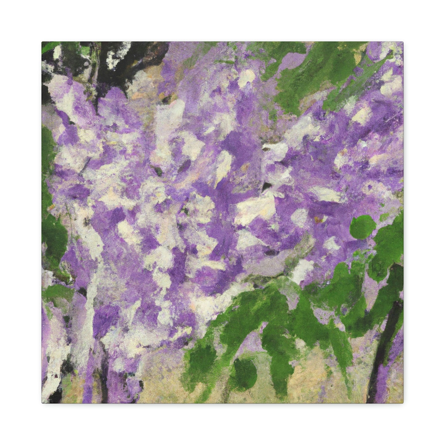 Lilac In Expressionism - Canvas