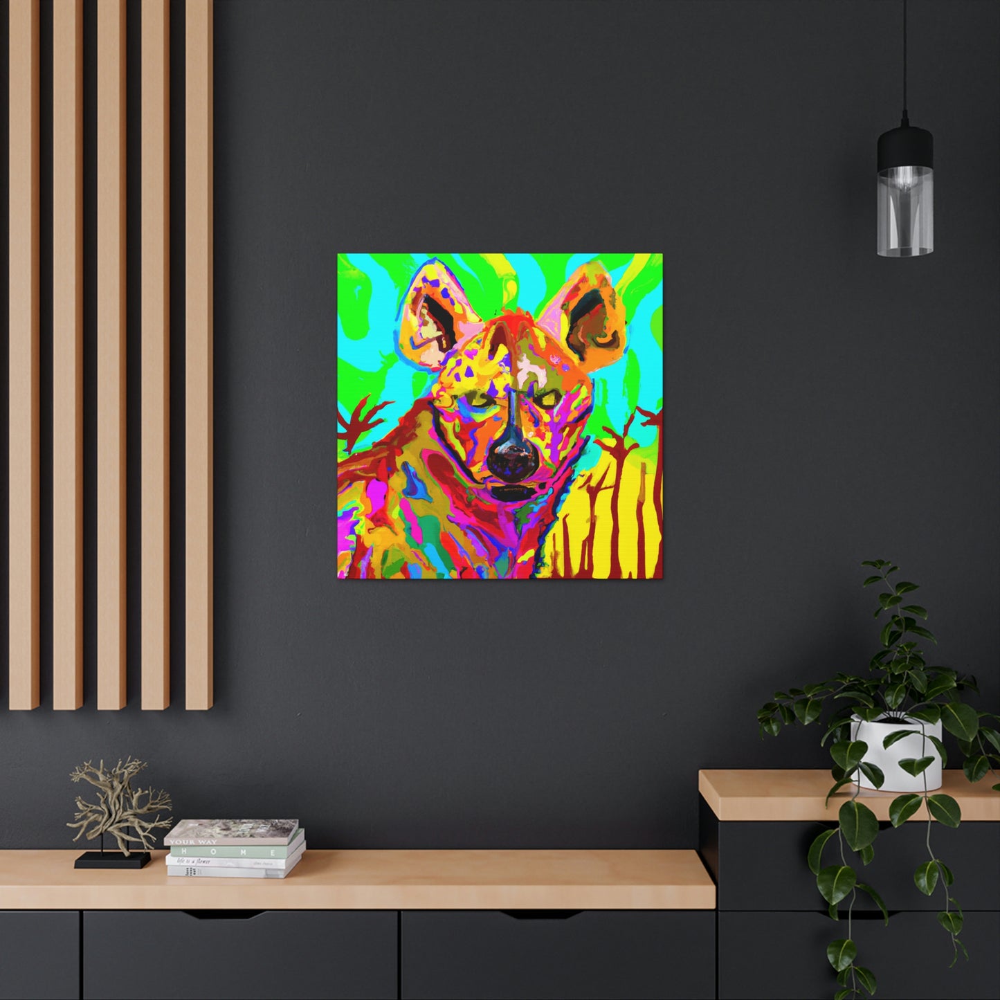 "Hyena in the City" - Canvas