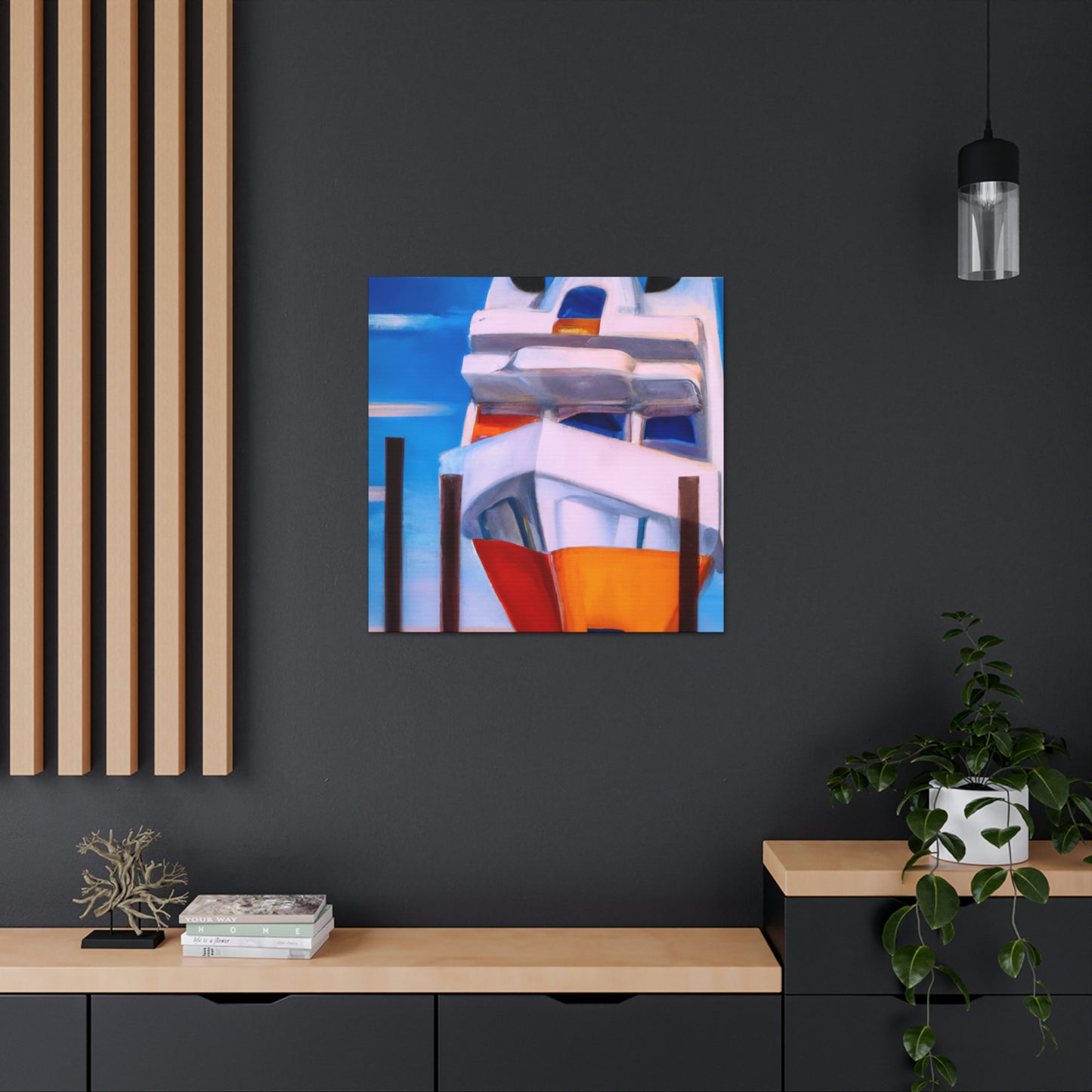 Ferry on a Dreamscape - Canvas