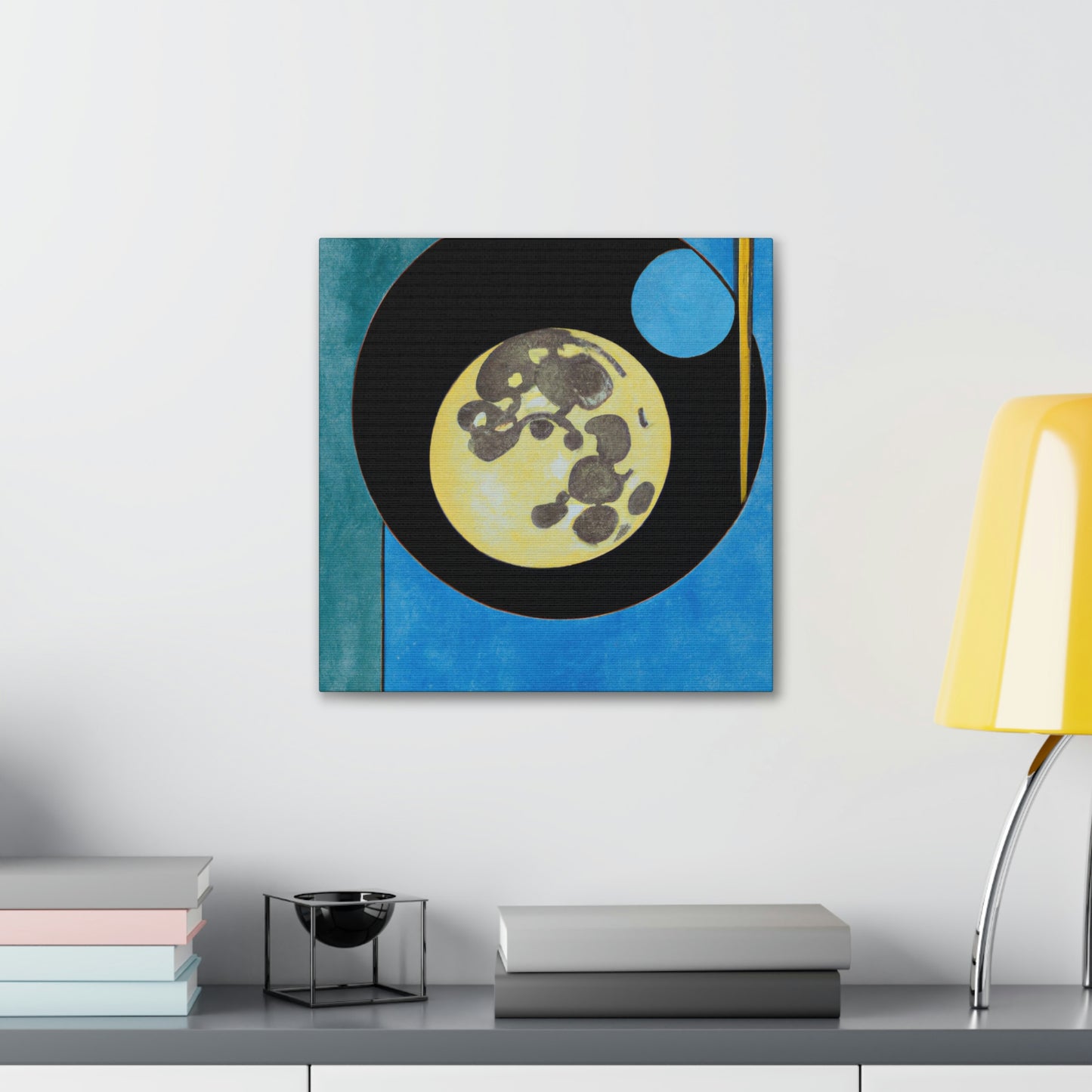 "Luna's Reflection Glows" - Canvas