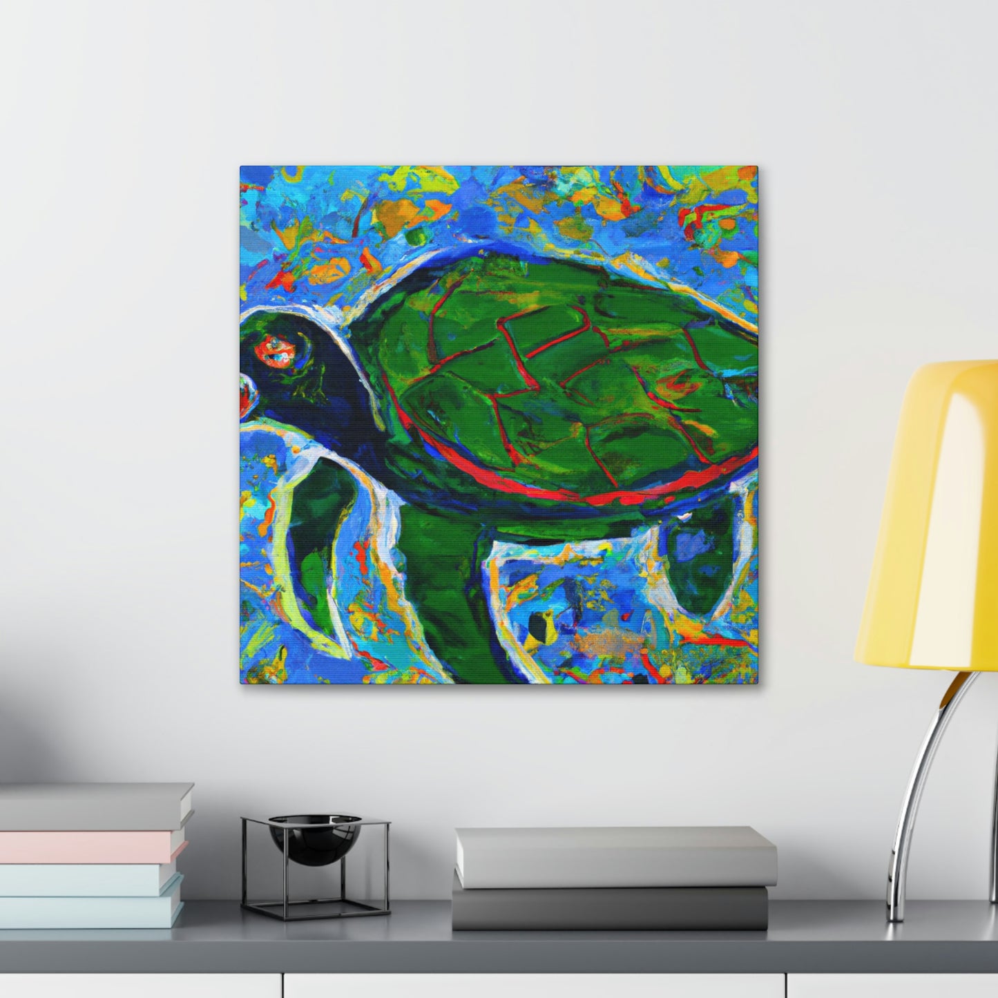 "Sea Turtle Emergence" - Canvas