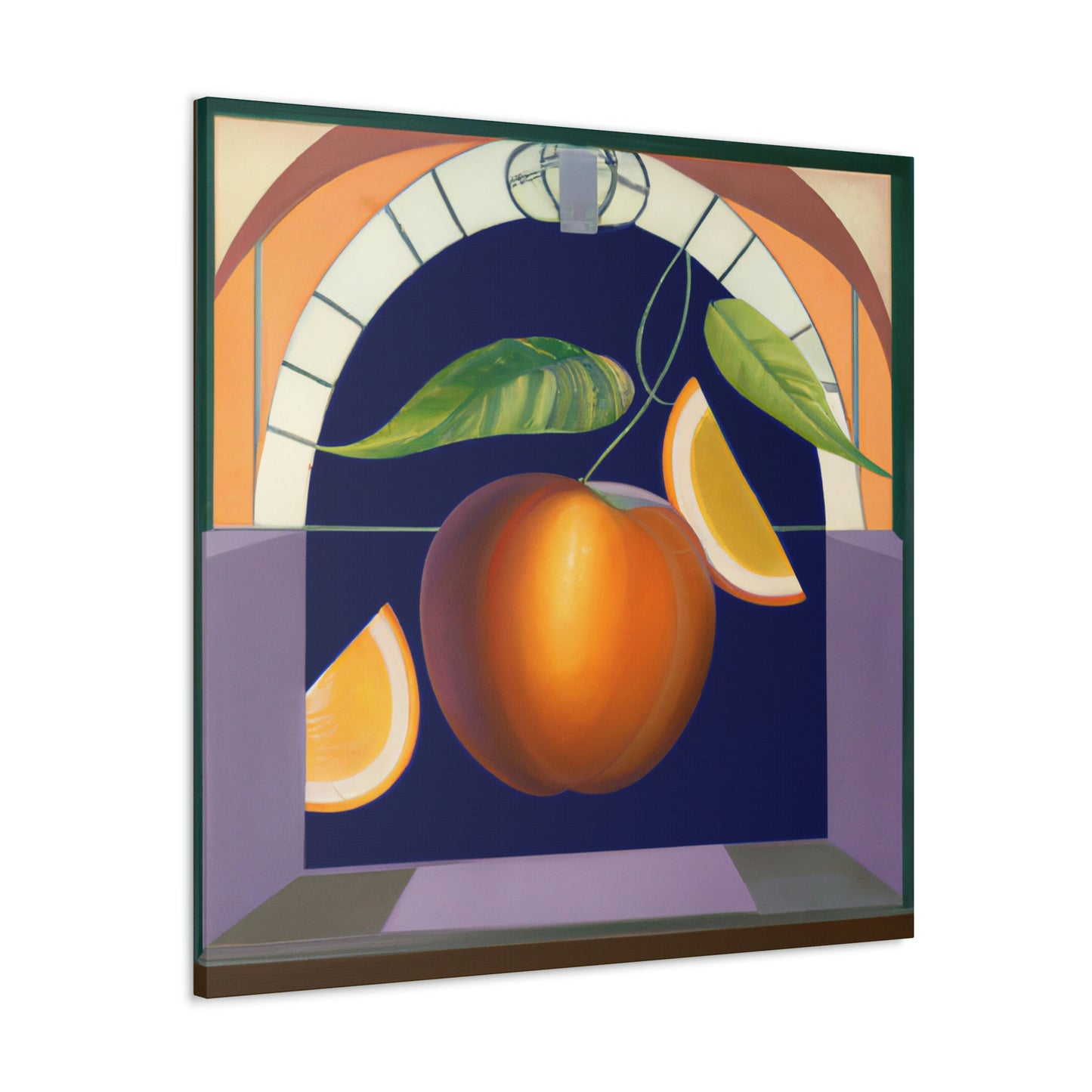 "Lush Art Deco Fruit" - Canvas