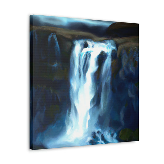 "Falling Water's Majesty" - Canvas