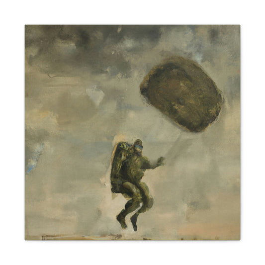 Paratrooper in Emotion - Canvas