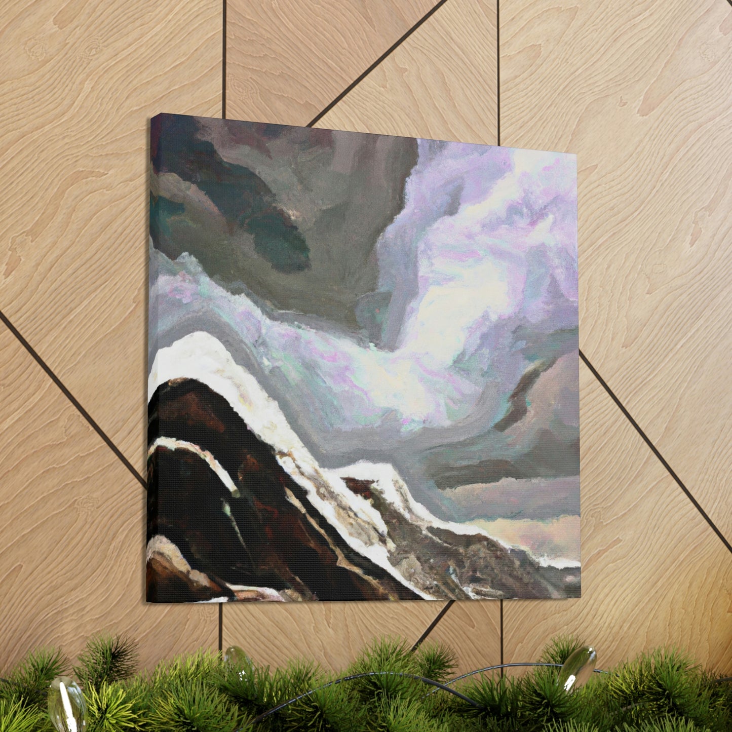 "Mountain Snowy Majesty" - Canvas