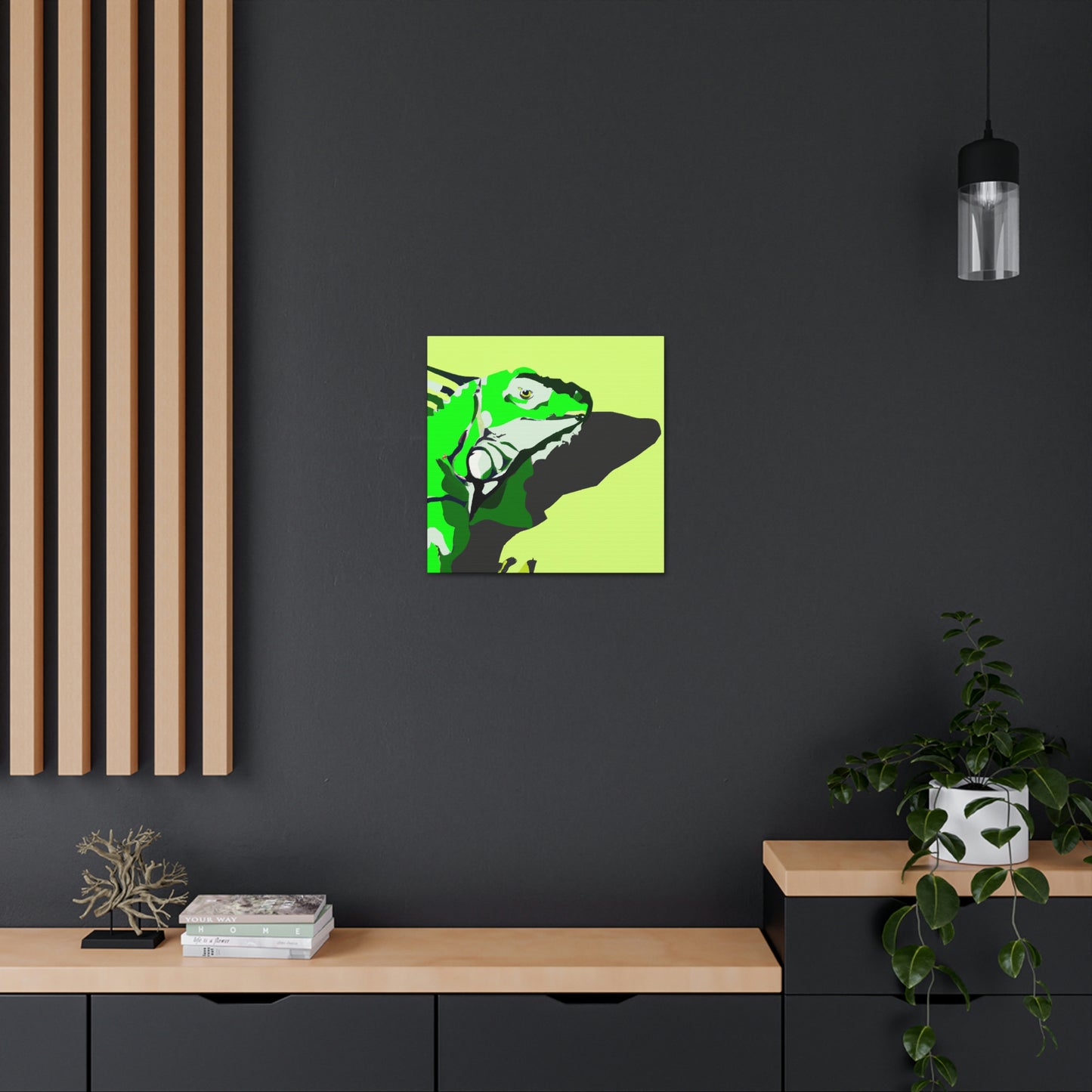 Iguanas in Stillness - Canvas