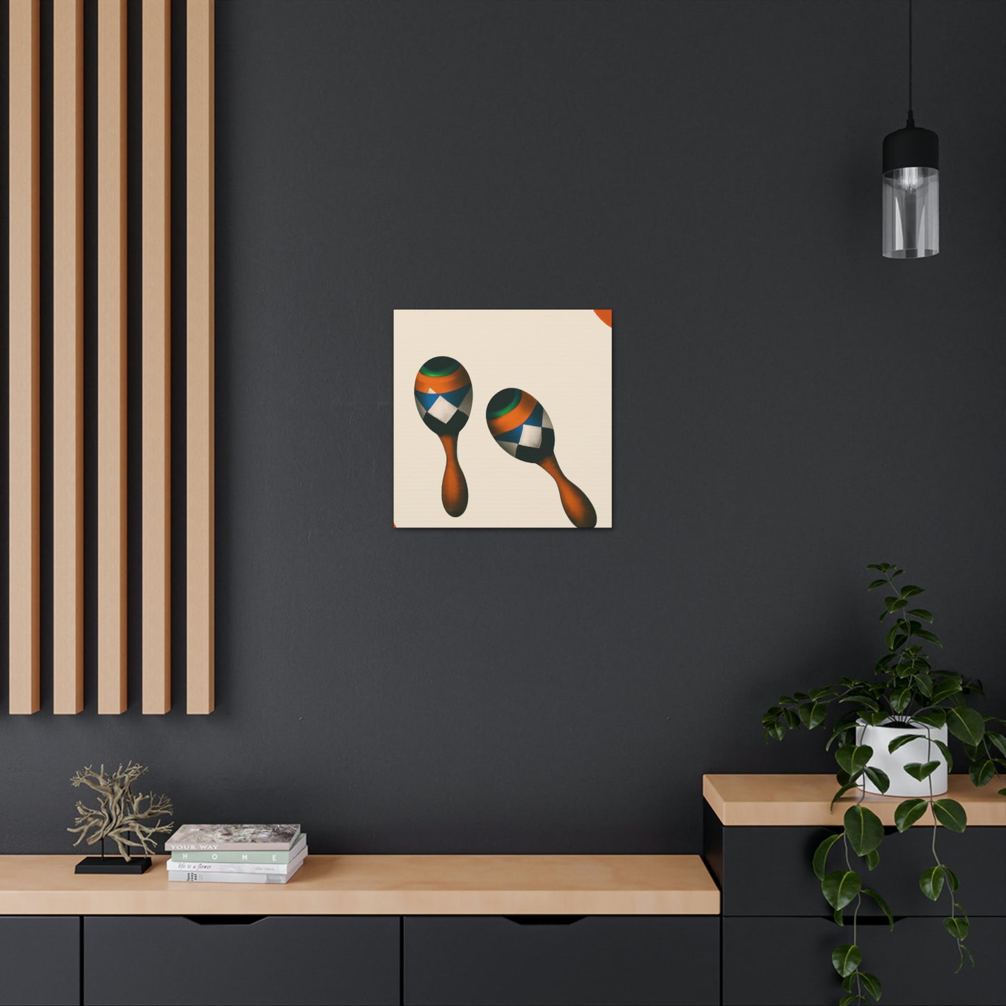 Maracas: A Minimalist Study - Canvas