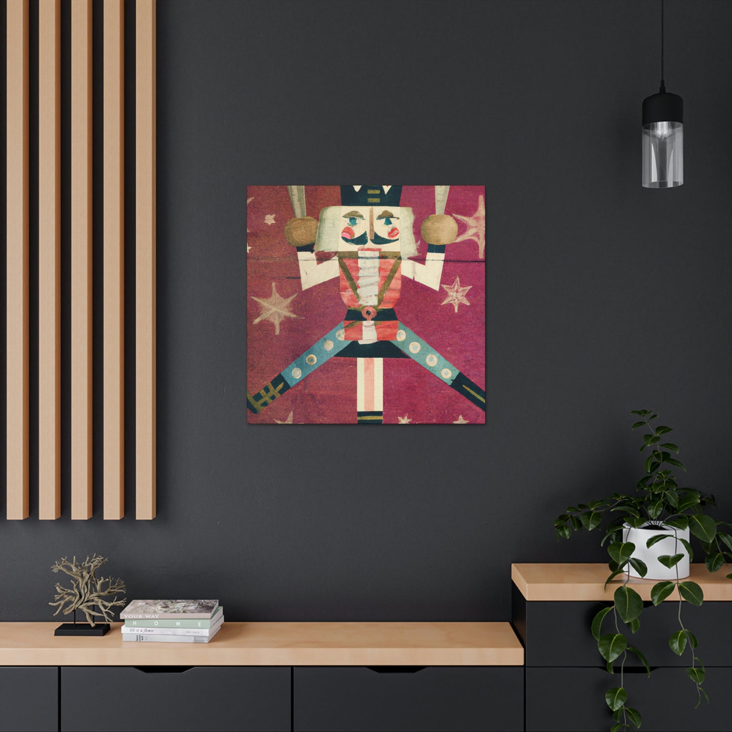 Nutcracker in Glitter - Canvas