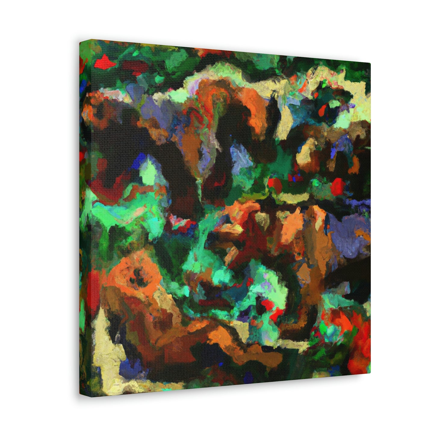 Grizzly Bears Abstraction - Canvas