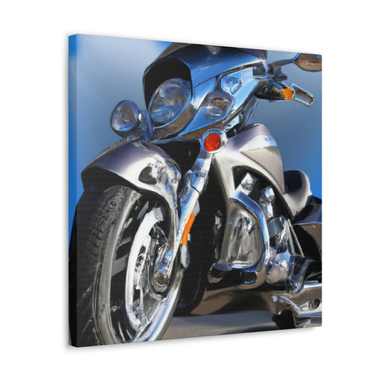 Ride the Motorcycle Dream - Canvas