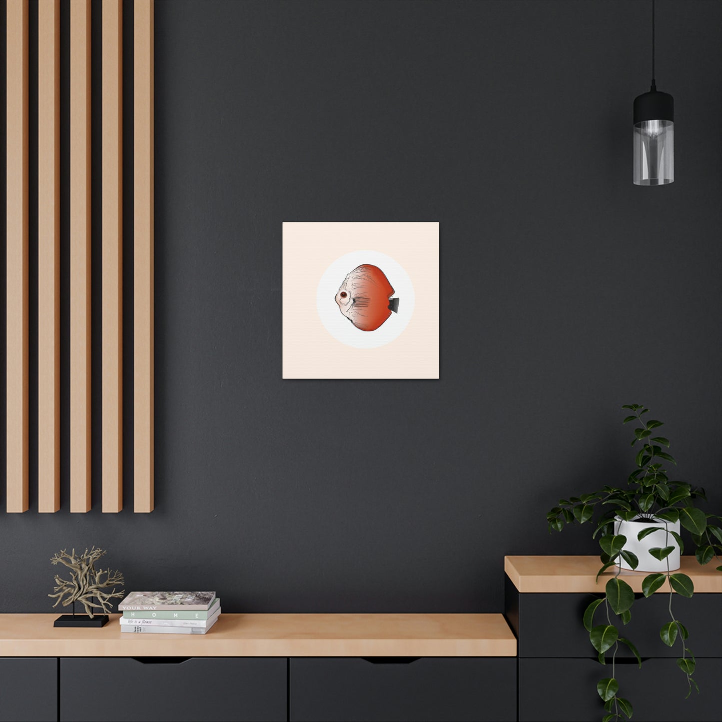 Serene Sunlit Discus - Canvas