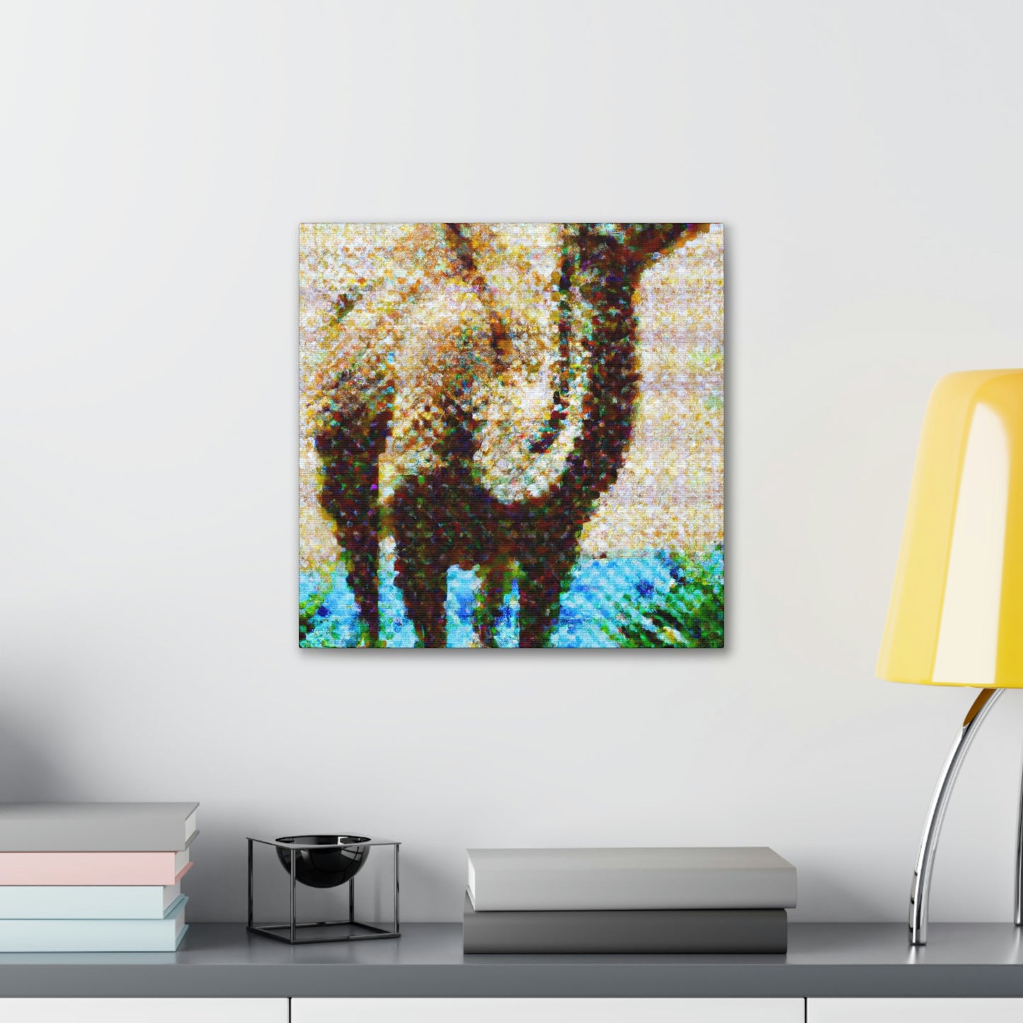 "Digital Pixel Mosaic" - Canvas