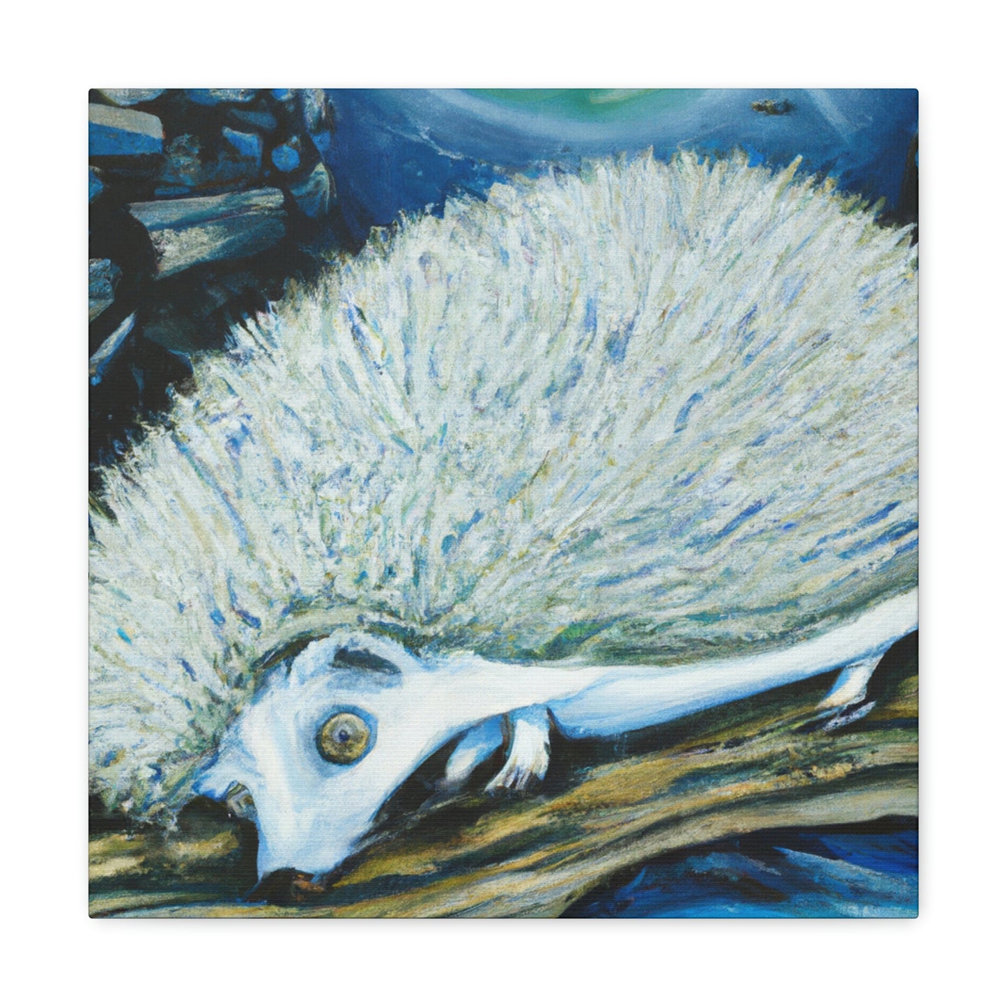 Hedgehog in Dreamland - Canvas