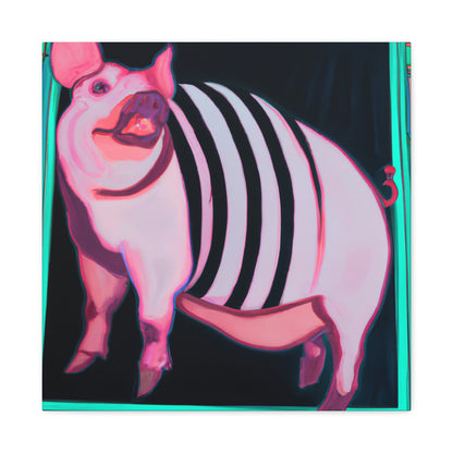 Pig of Mirrors Shine - Canvas