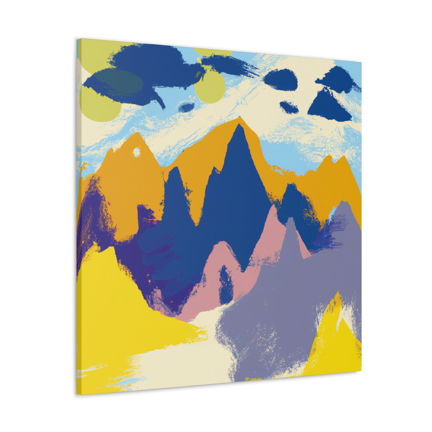 Majestic Mountain Vistas - Canvas