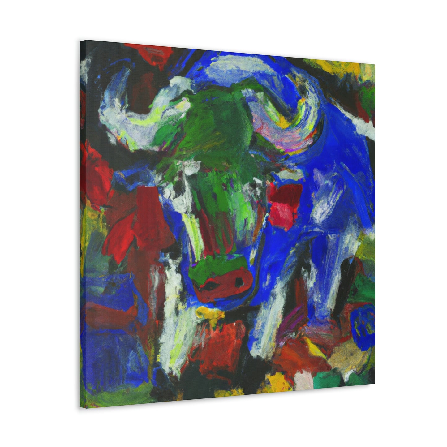 "Buffalo in Abstraction" - Canvas