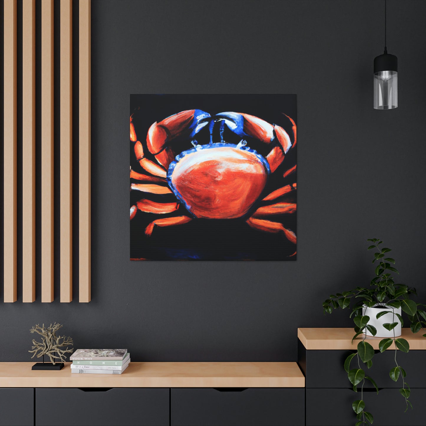 Crab in Expressionism - Canvas