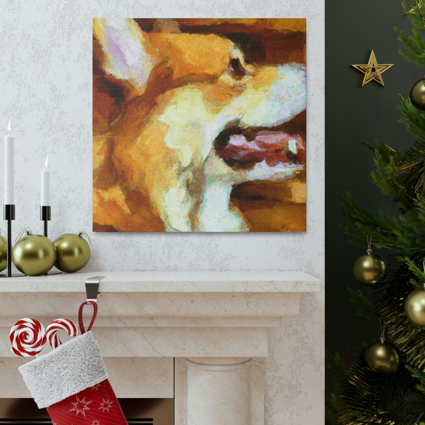 Welsh Corgi Symphony - Canvas