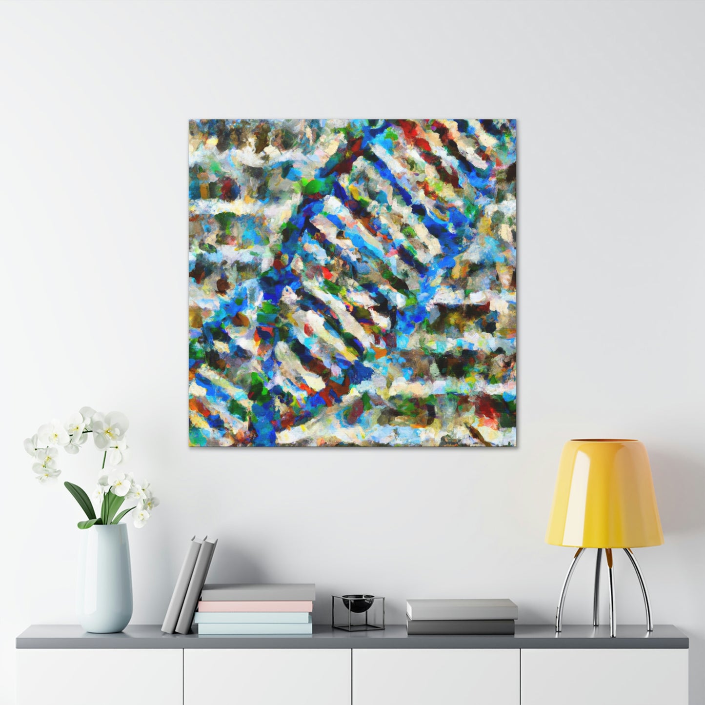 "DNA Strands Abound" - Canvas