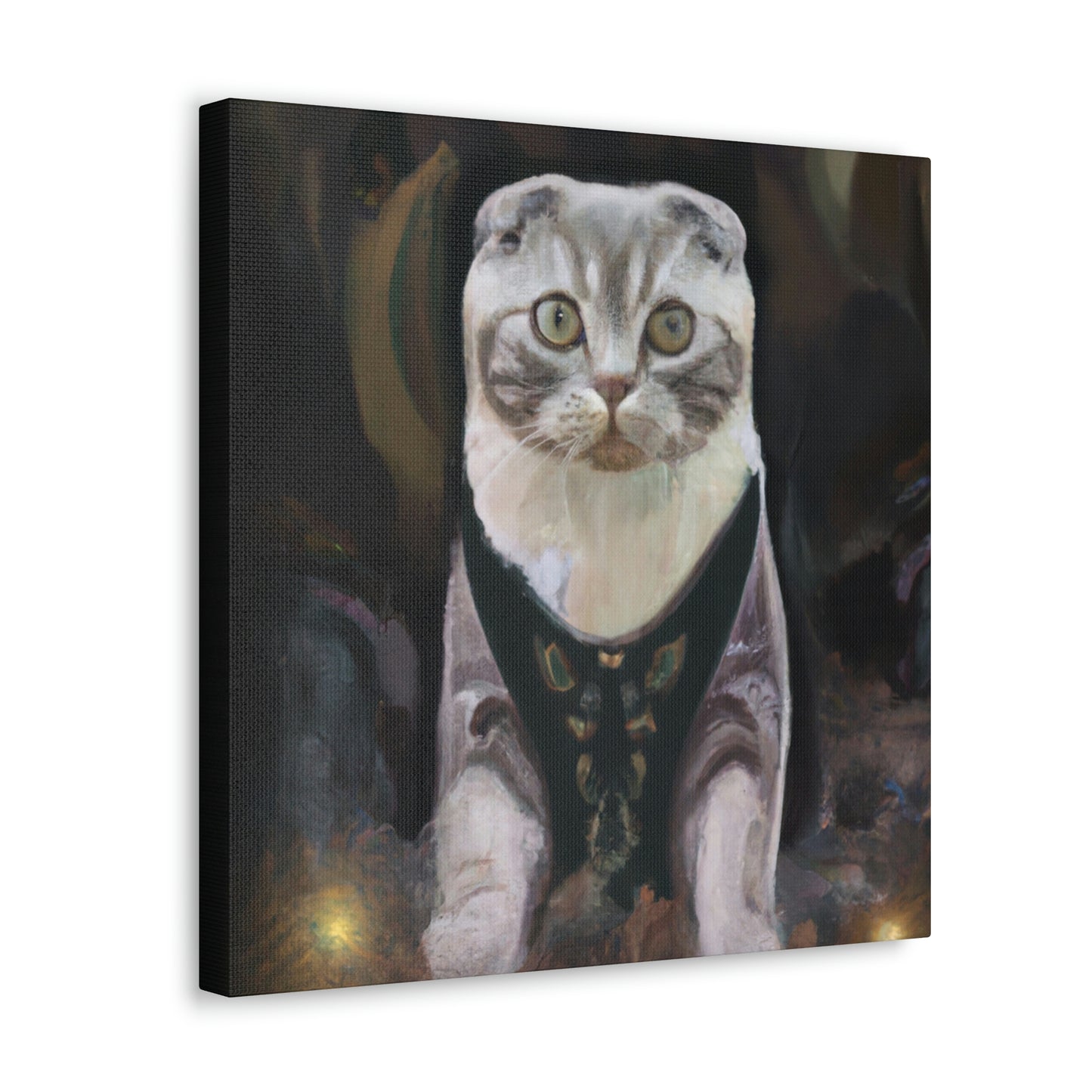 Feline Art Deco Splendor - Canvas