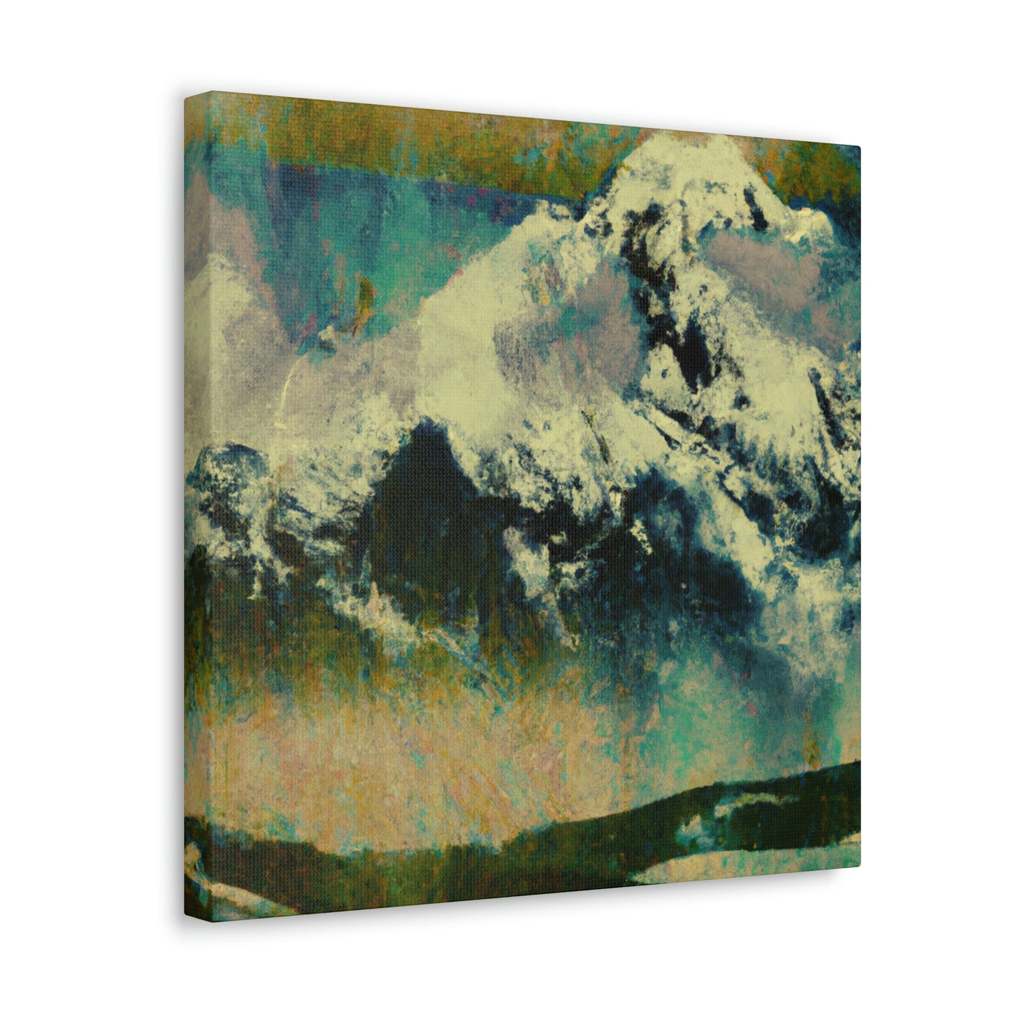 "Mountain Majesty Expressionism" - Canvas