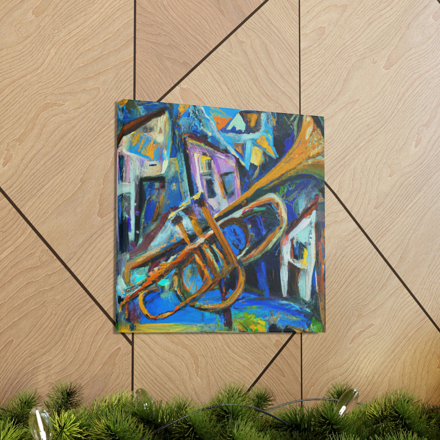 Serenading Trumpet Melody - Canvas