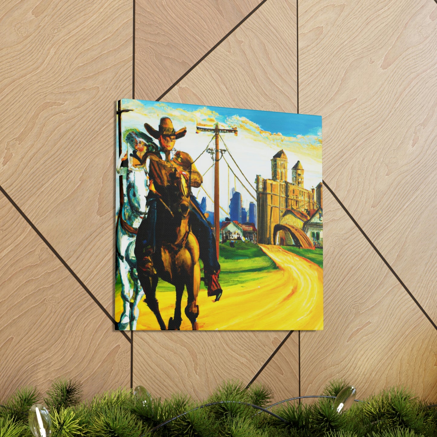 Frontier Town Splendor - Canvas