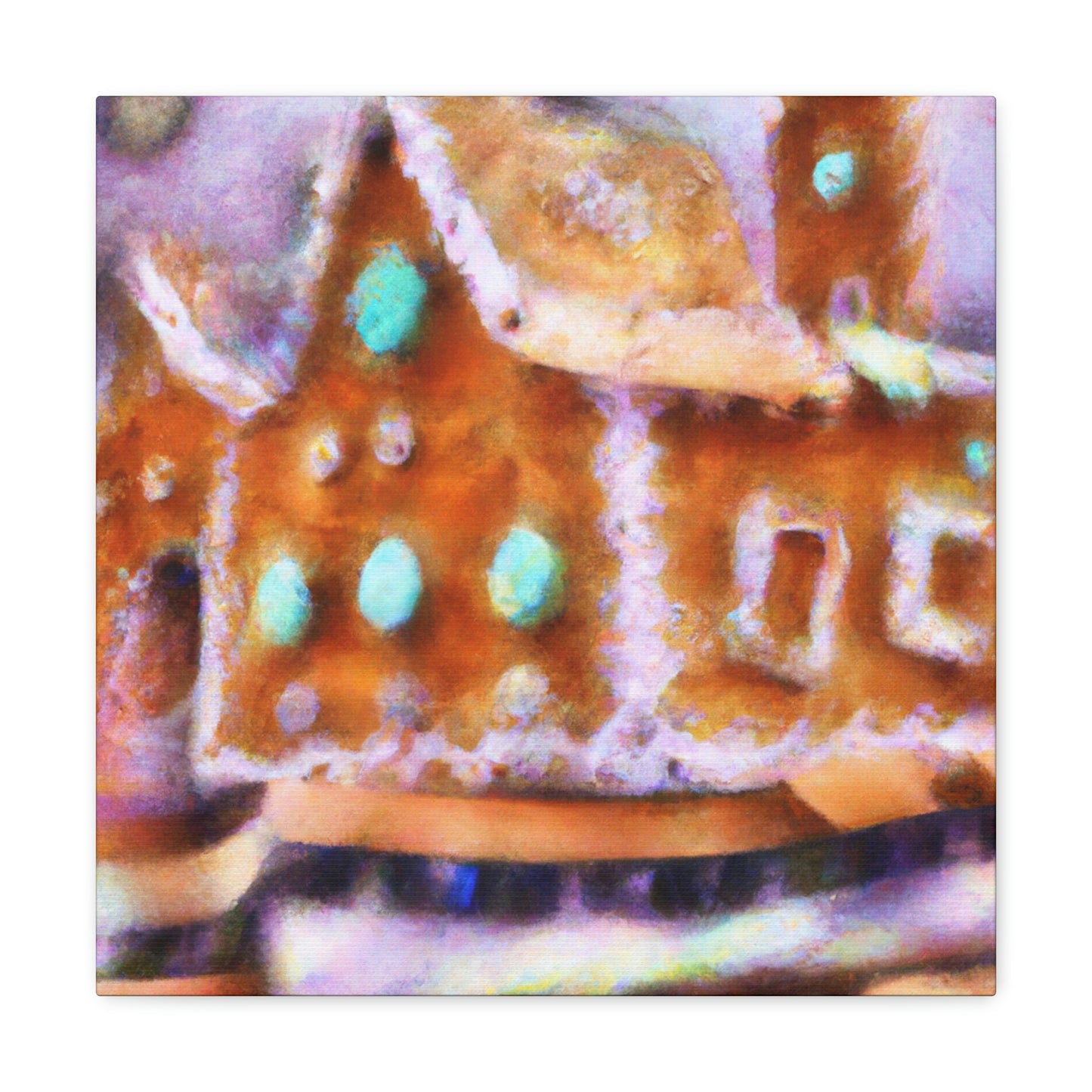 Gingerbread House Dream - Canvas