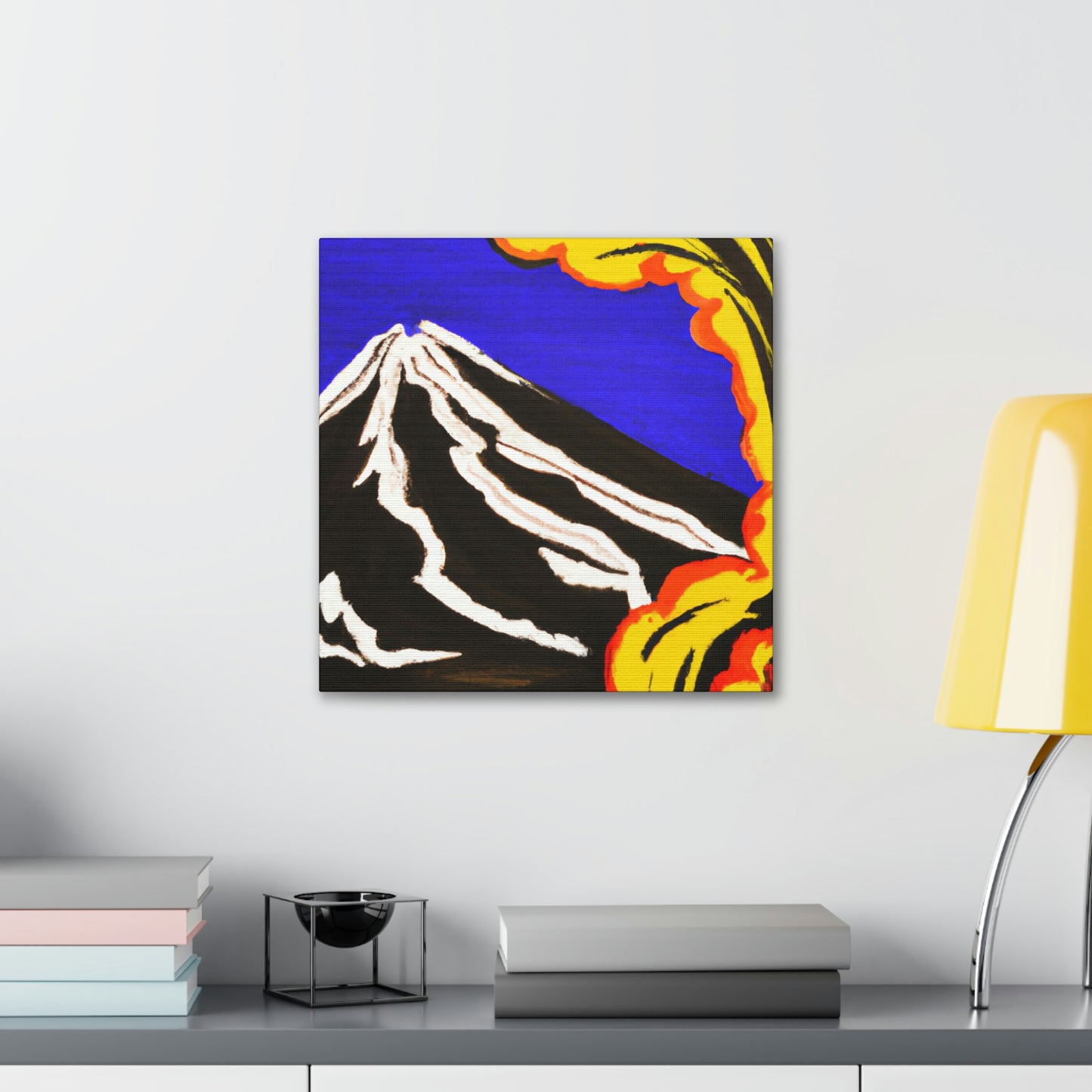 "Volcano On Fire!" - Canvas