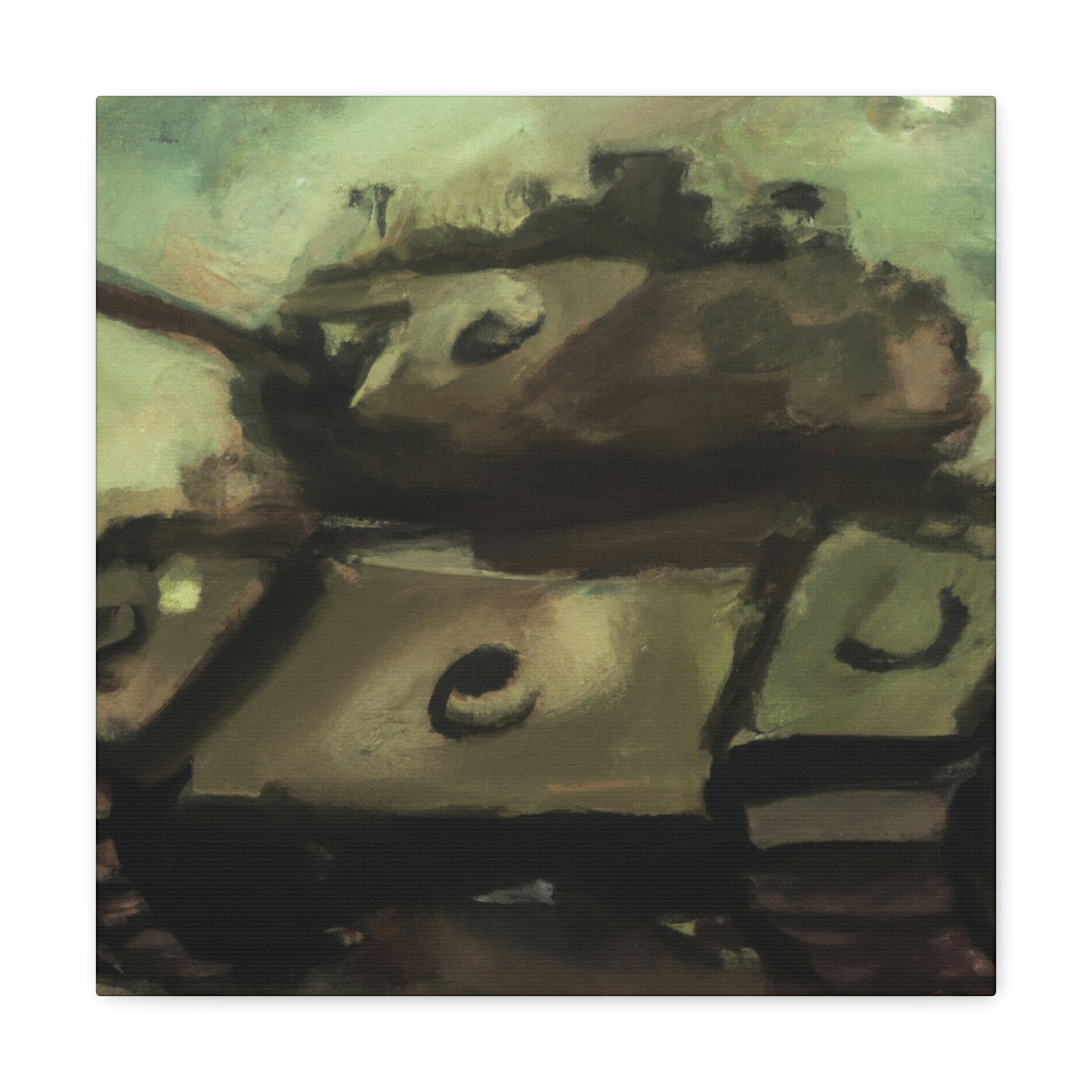 "Turret In Turmoil" - Canvas