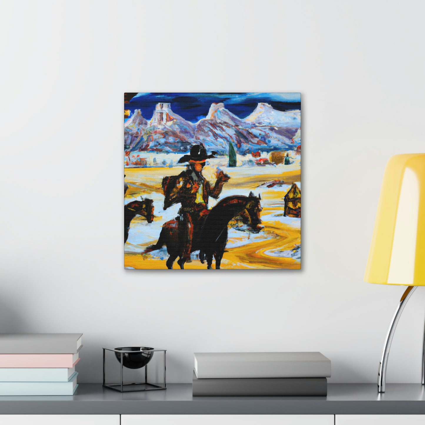 Frontier Town Splendor - Canvas