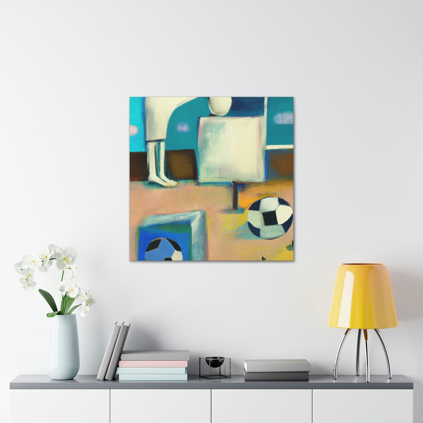 Football in Orbit - Canvas