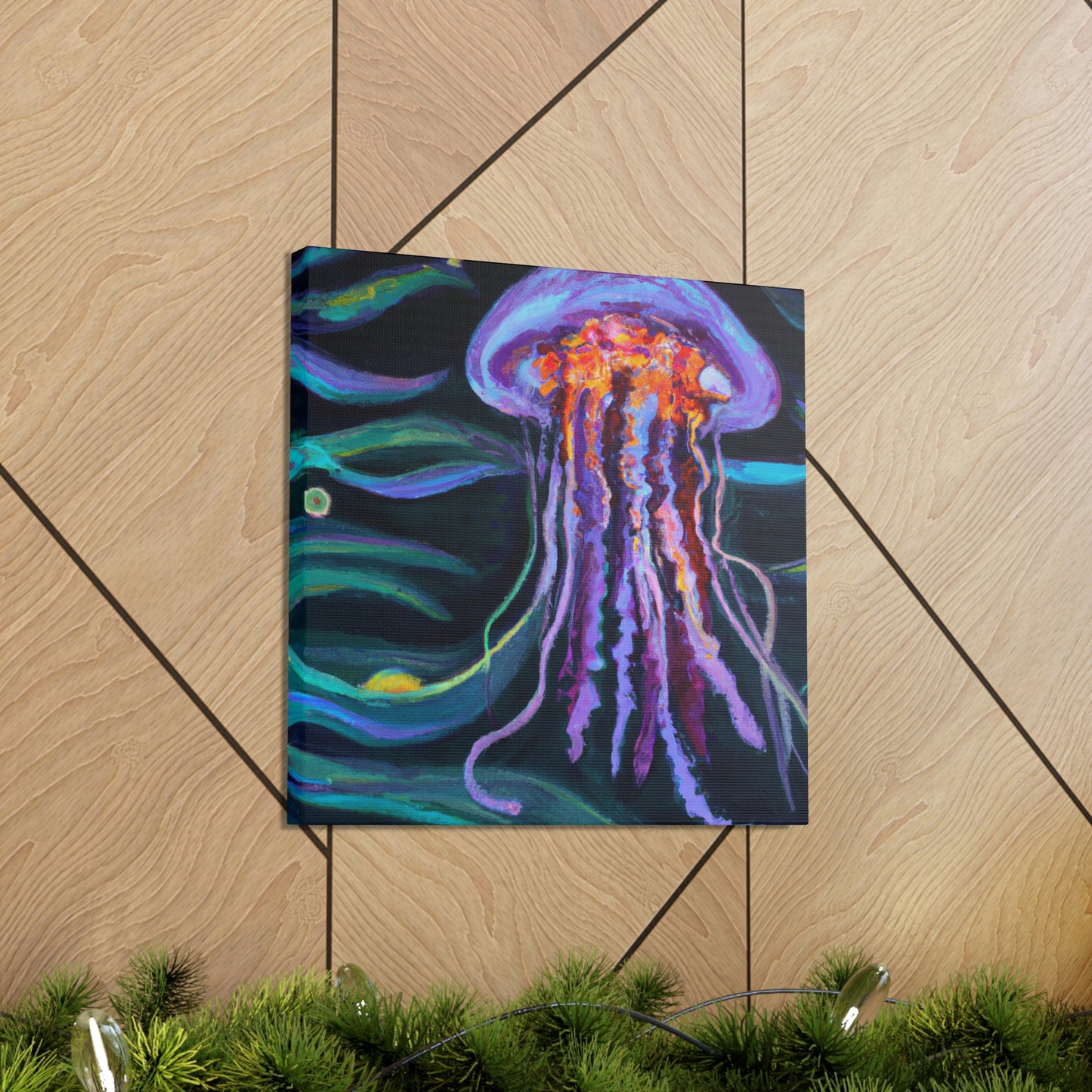 "Jellyfish Dream Streams" - Canvas