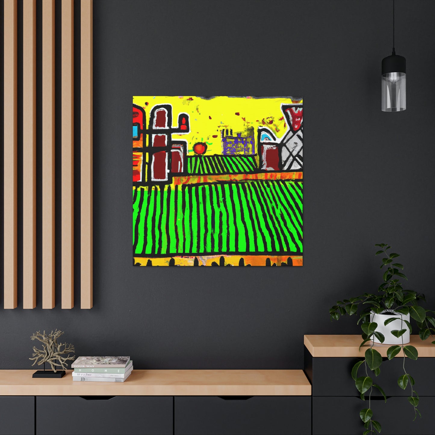 Harvesting Crops Abloom - Canvas