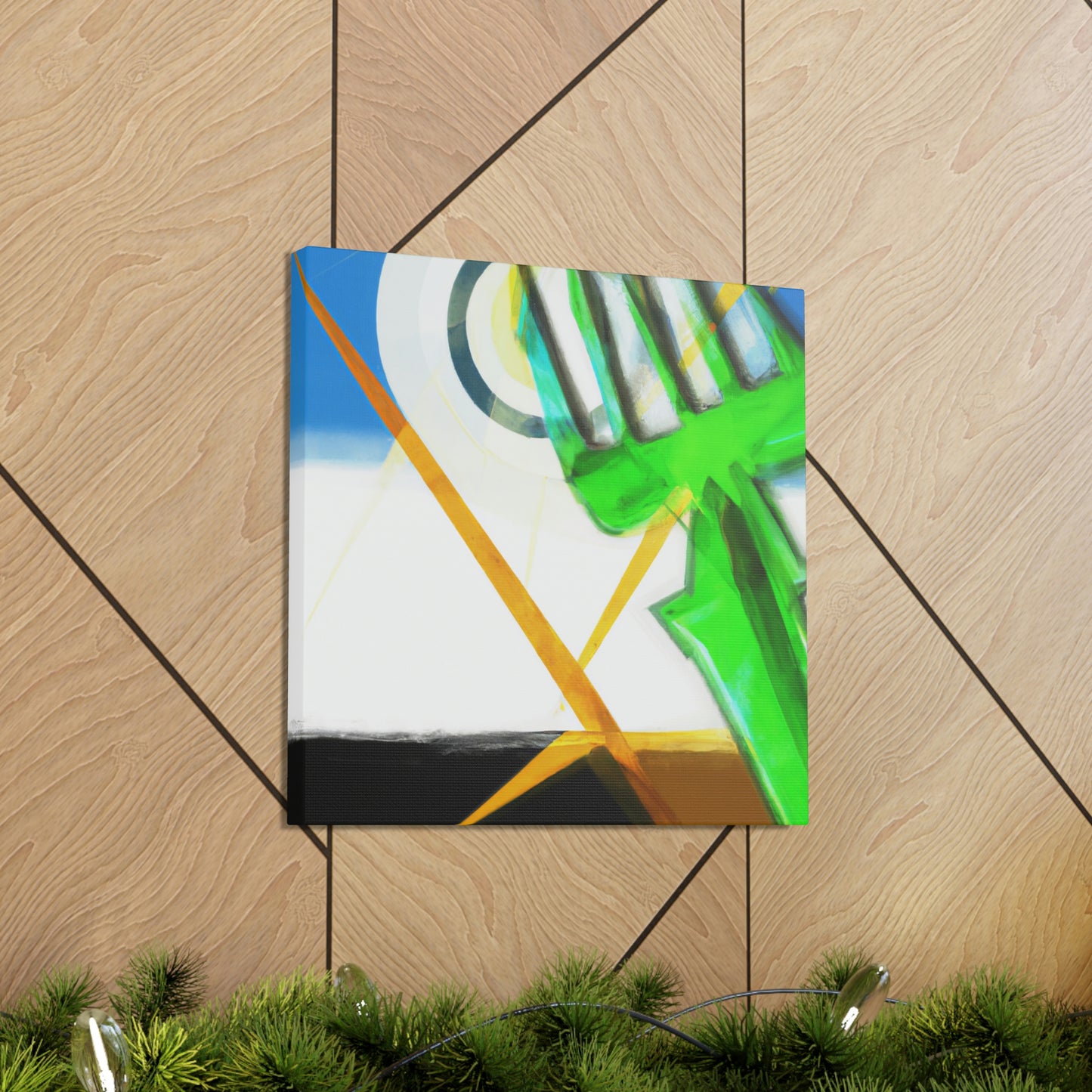 "Pitchfork in Art Deco" - Canvas