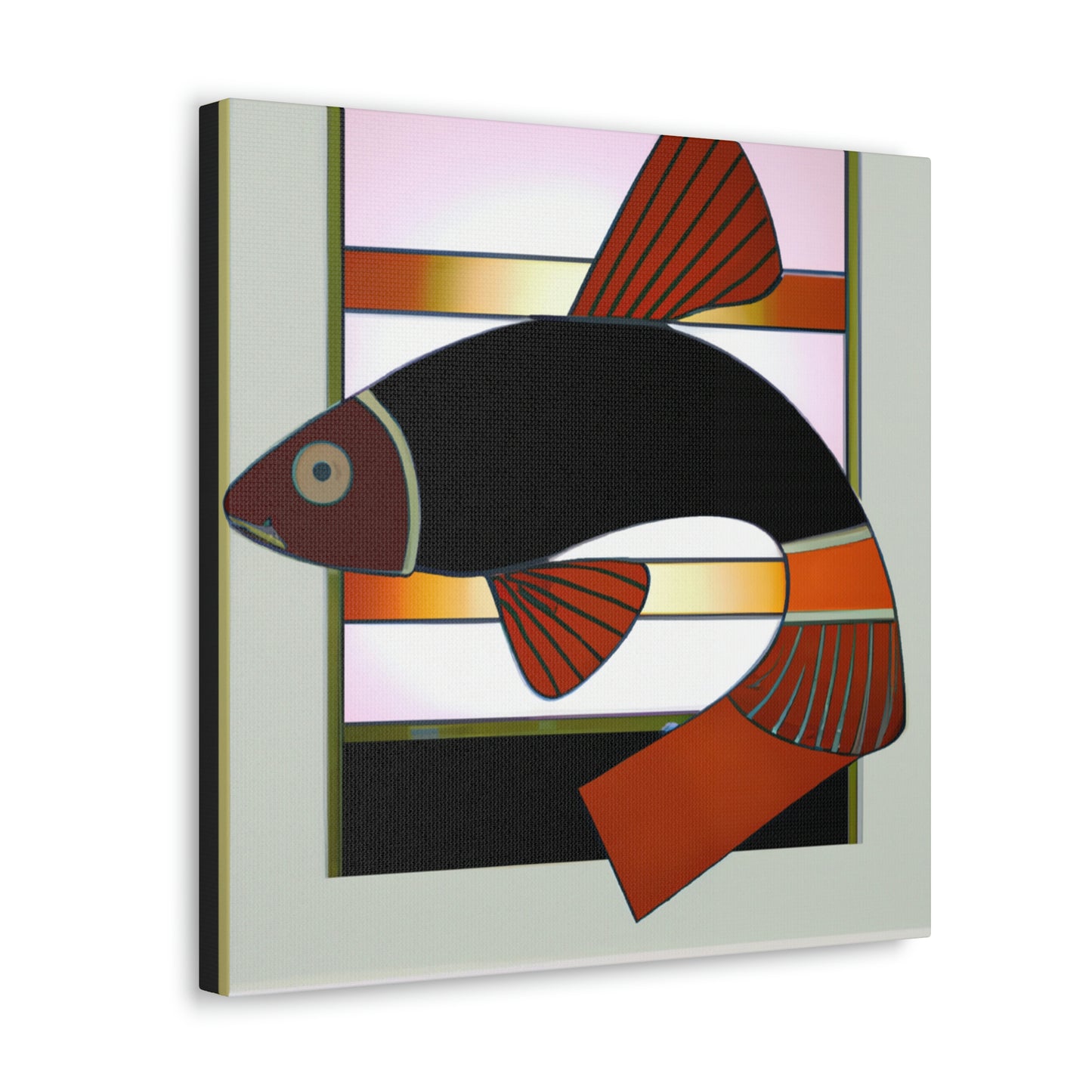 Dazzling Deco Killifish - Canvas