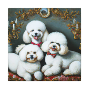 "Bichon Frise Palette" - Canvas