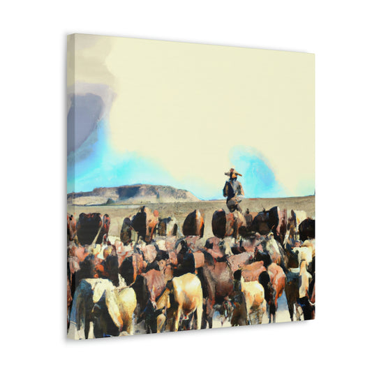 Herd of Contentment - Canvas