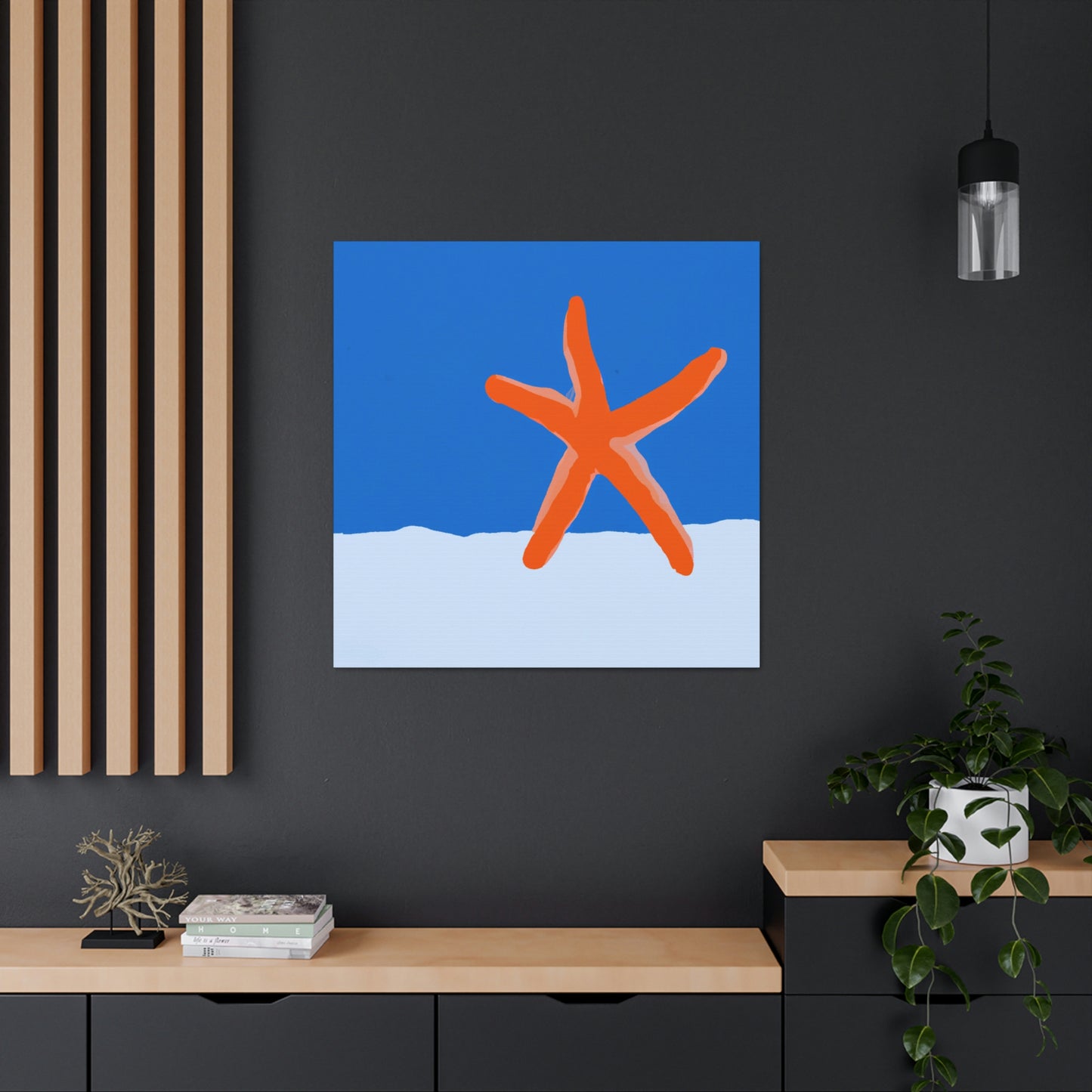 "Starfish in Minimalism" - Canvas