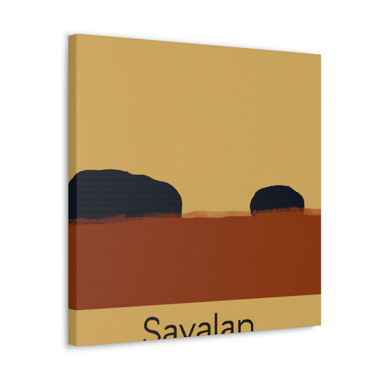 Savannah Minimalism Scene - Canvas