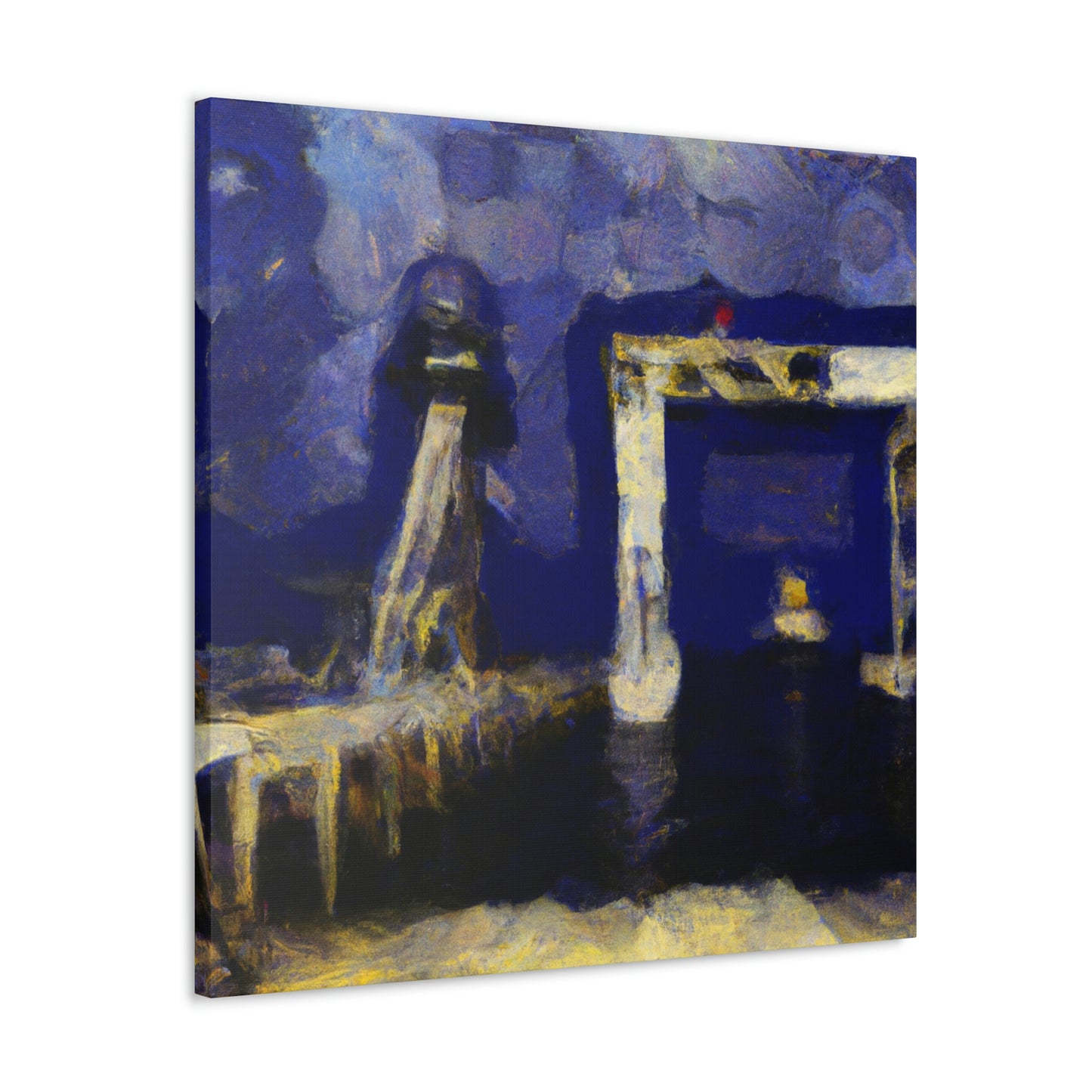 Pier in Expressionism - Canvas