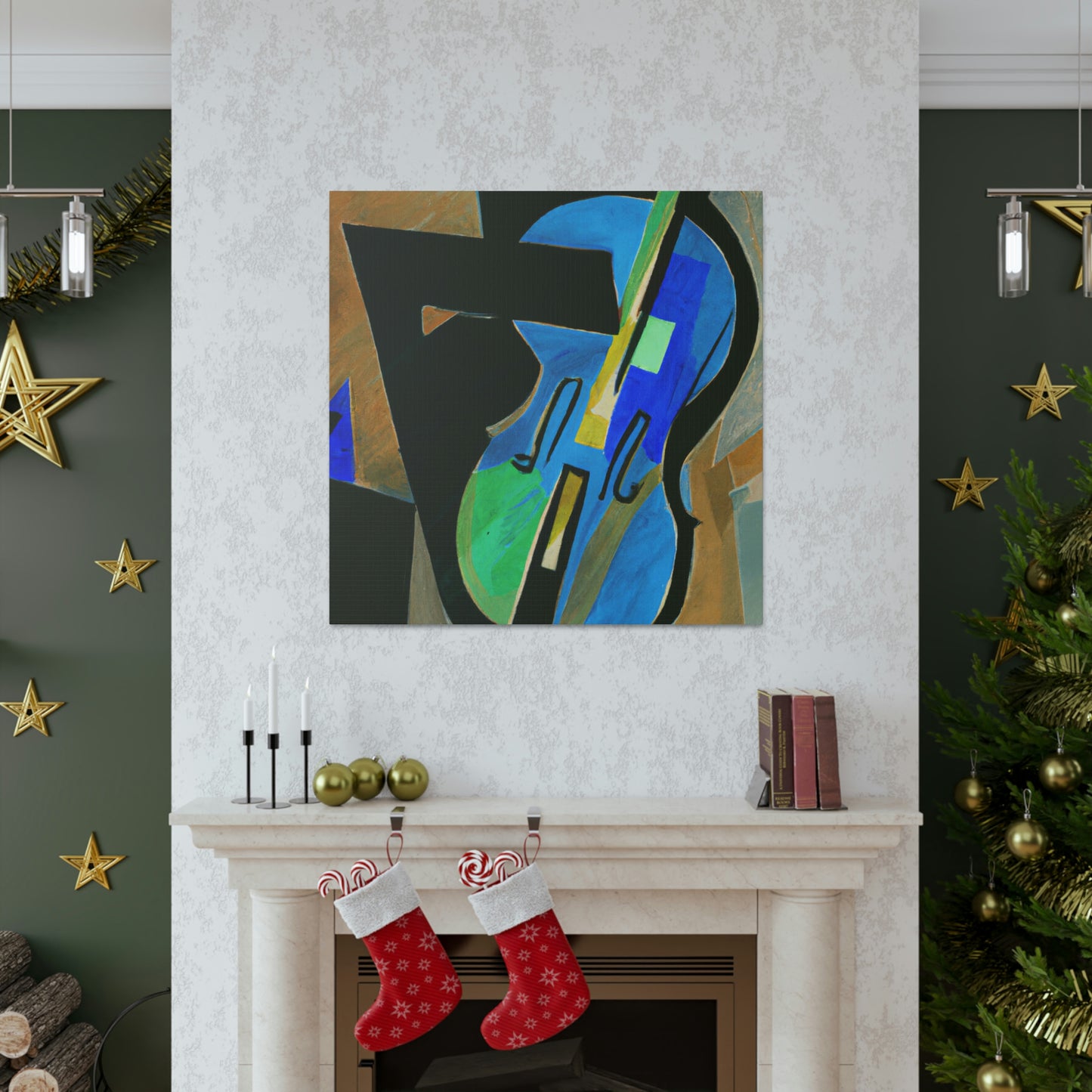 Vibrant Violin Symphony - Canvas