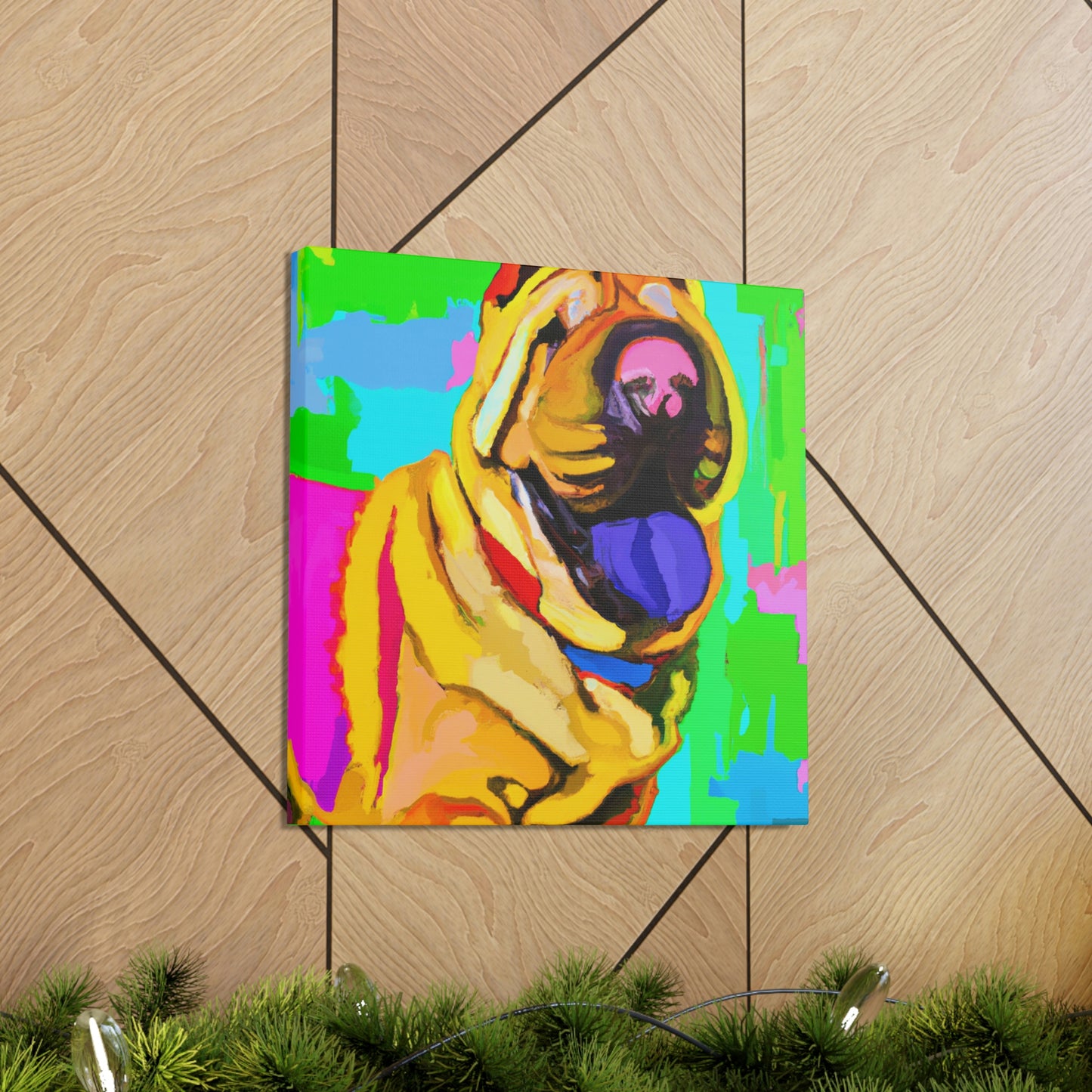 Shar Pei Minimalism - Canvas