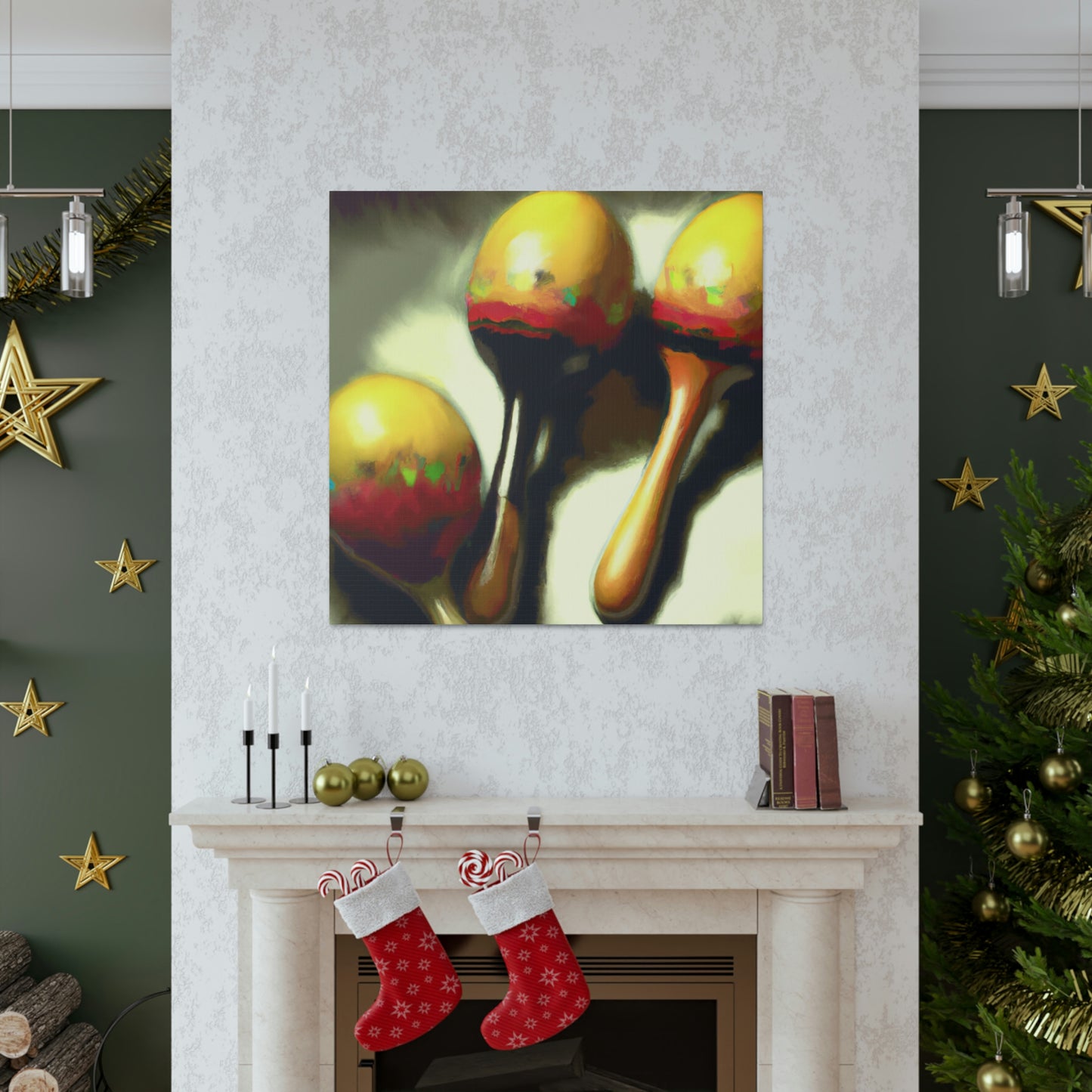 Maracas Midnight Dance - Canvas