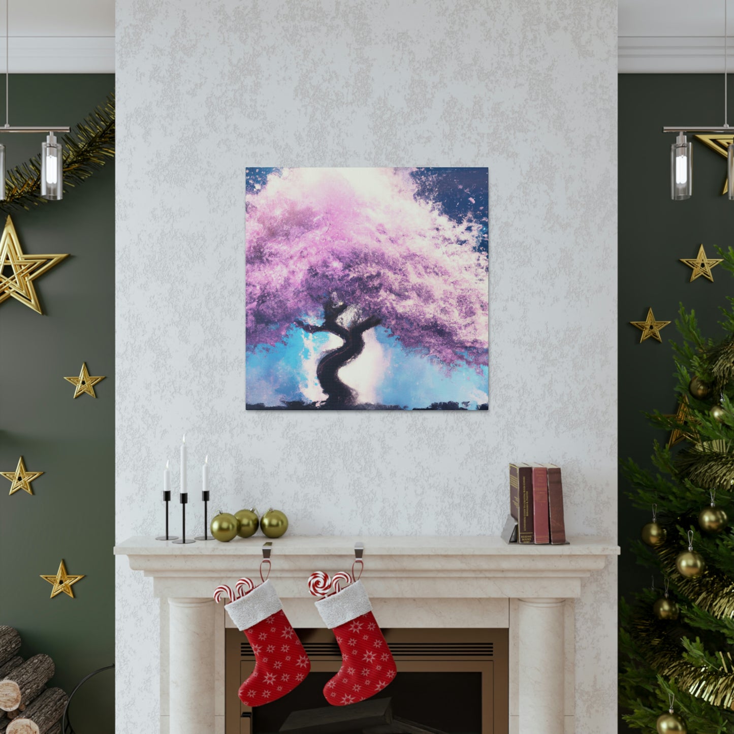 "Cherry Blossom Wonderment" - Canvas