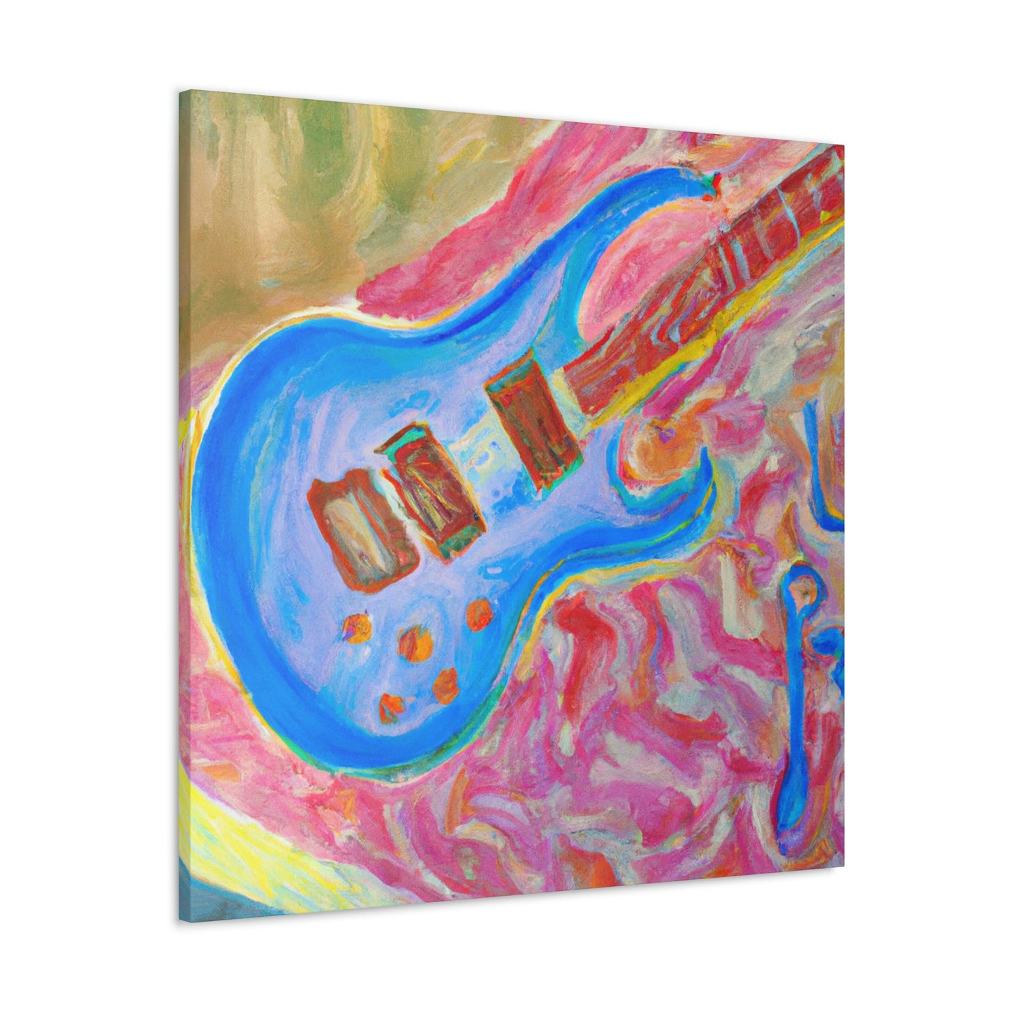 "Electric Guitar Triumphant" - Canvas