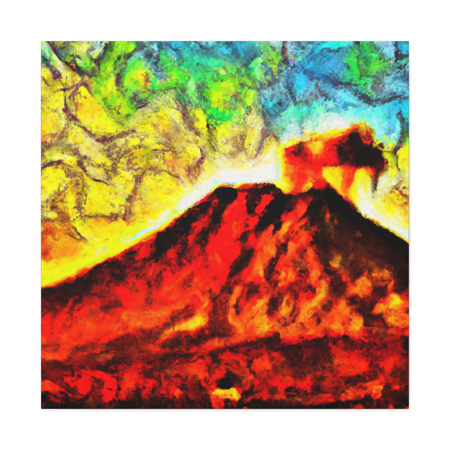 Volcanic Eruption Beauty - Canvas